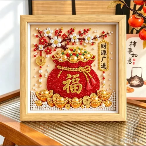 手工制作吉祥财神福禄系列diy