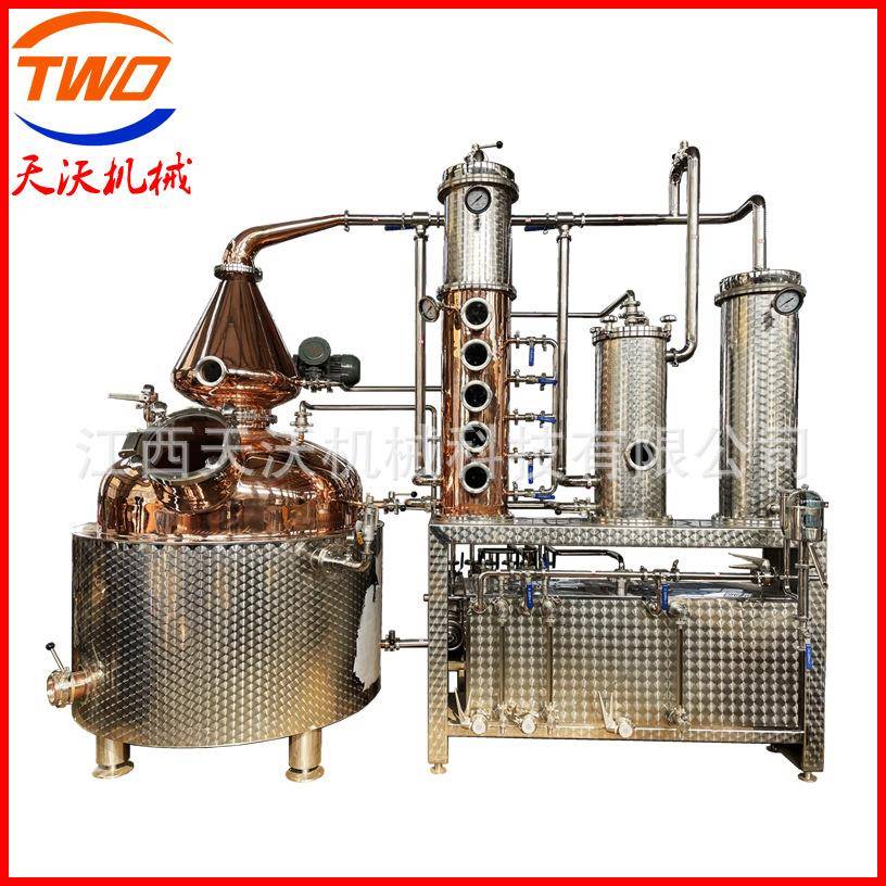 1000升伏特加蒸馏机塔式连续蒸馏机威士忌蒸馏机白兰地蒸馏机
