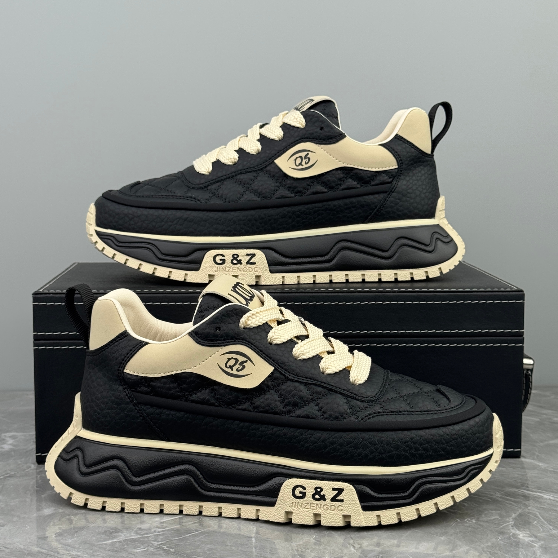 潮牌男鞋2025冬季超火百搭阿甘鞋