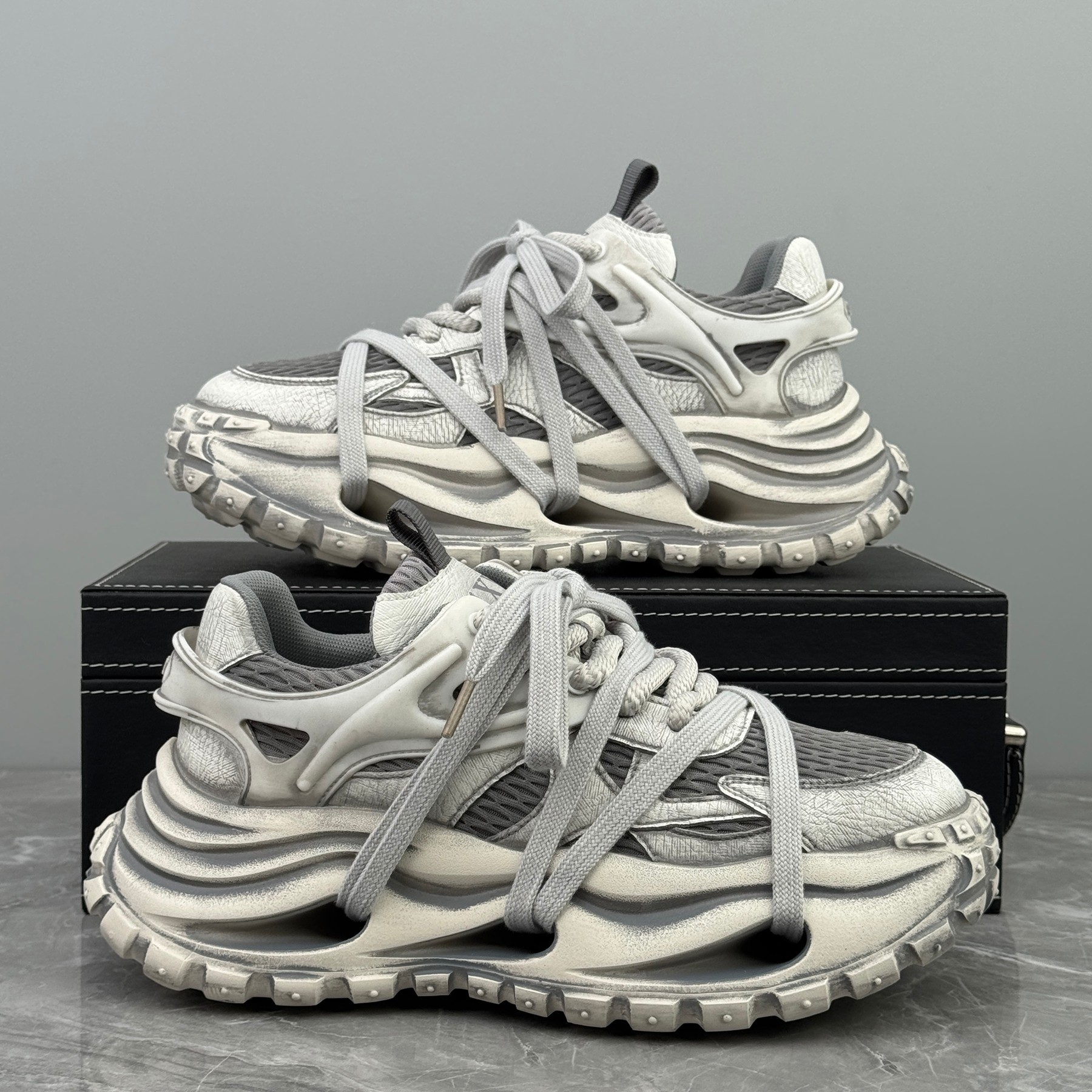 复古做旧老爹鞋男款2026春季新款超火痞帅增高男鞋厚底运动休闲鞋,流行男鞋,老爹鞋,淘宝优惠券,粉丝福利购,淘宝优惠卷