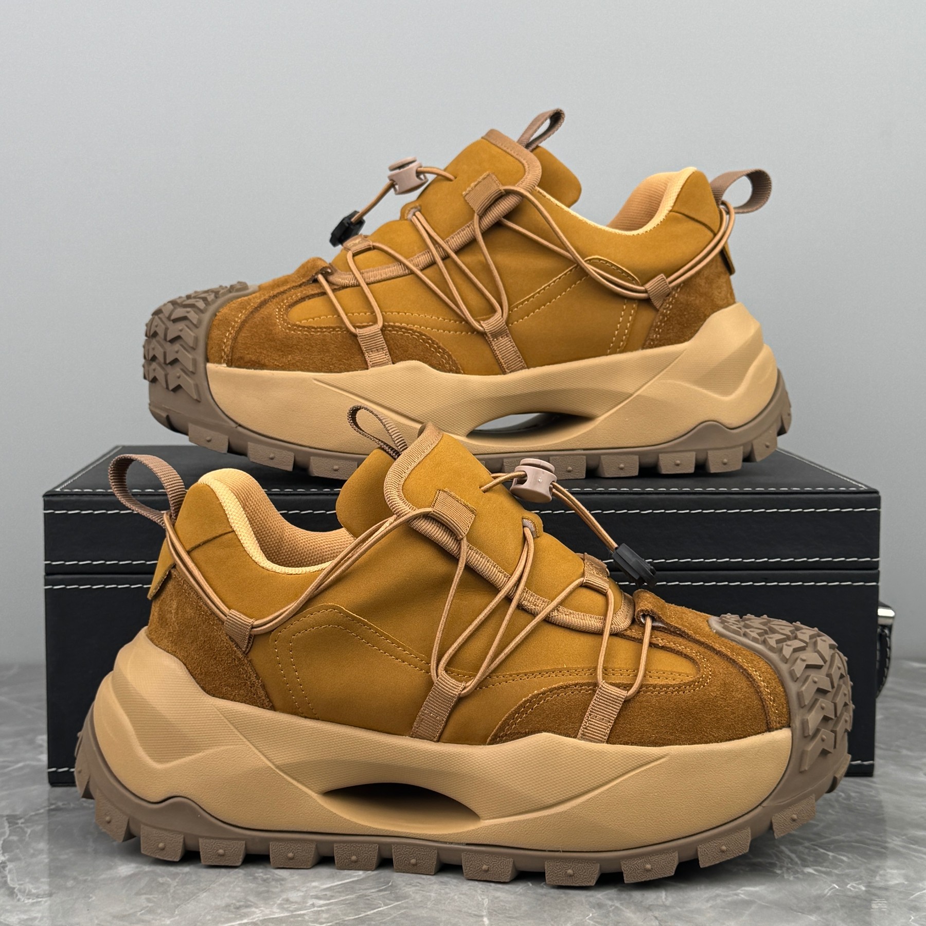 厚底增高老爹鞋男款2025秋冬新款男鞋小众设计时尚百搭运动休闲鞋,流行男鞋,老爹鞋,淘宝优惠券,粉丝福利购,淘宝优惠卷