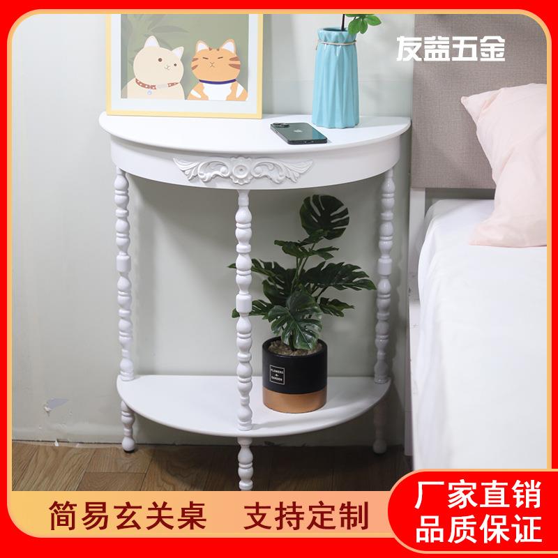 玄关台极简欧式玄关桌极窄意式置物架创意边几客厅床头柜茶几家居
