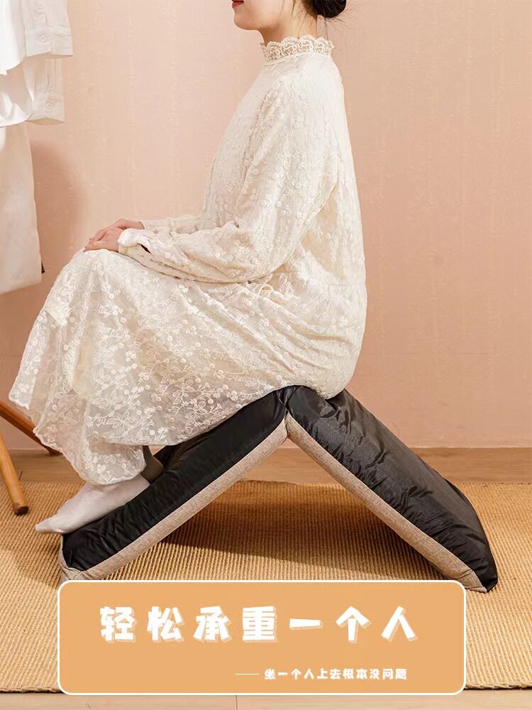 批榻榻米座椅折叠日式单人沙发无腿小凳子飘窗懒人垫宿舍床上靠背