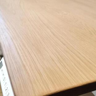 实木桌面板定制台面板吧台板原木黑色实木板白橡木板隔板书餐桌