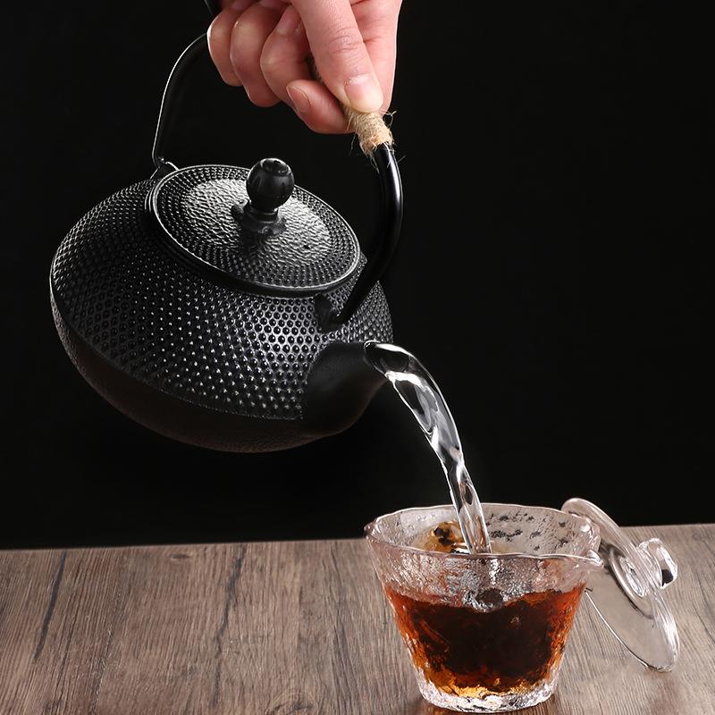 铸铁壶电陶炉专用烧水壶单壶家用套装生铁煮茶壶煮茶器加厚泡茶壶