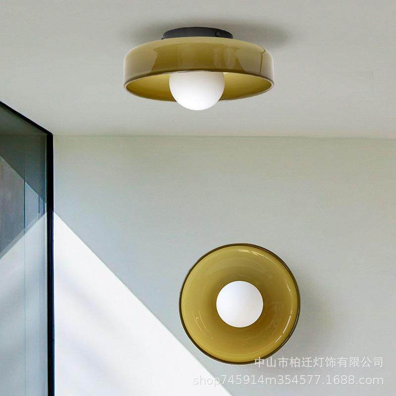 新中式轻奢吸顶灯现代简约创意个性书房复古衣帽间玄关廊过道灯具