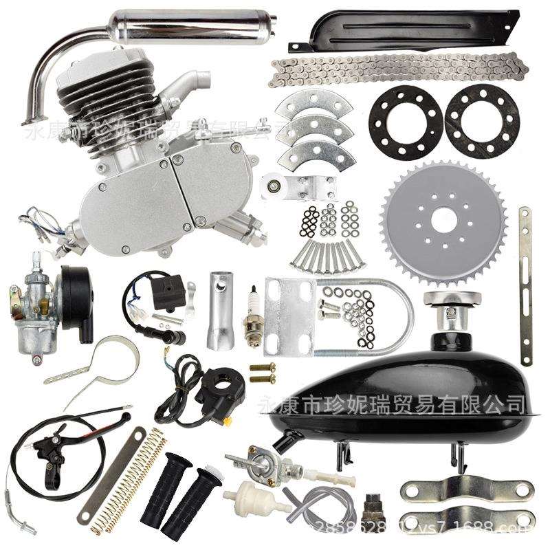 自行车改装配件495080CC发动机全车套件MotorisedBikeEngine图片