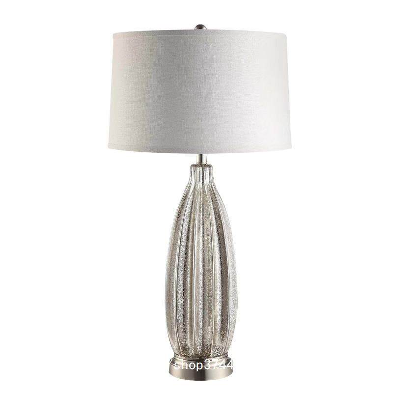 美式台灯卧室简约现代复古主卧设计师别墅客厅大轻奢床头灯北欧