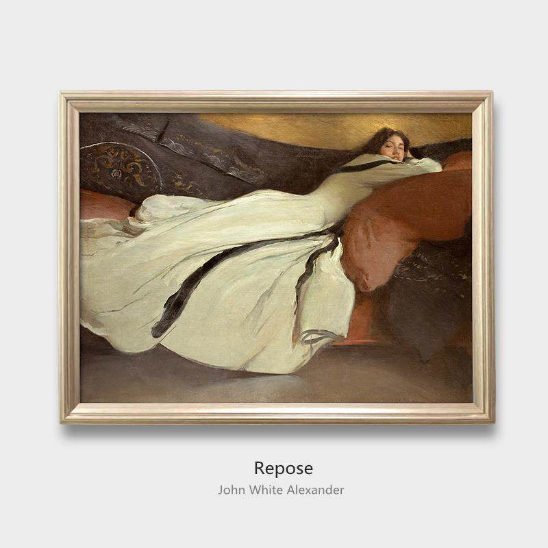 欧式装饰画世界名画系列约翰怀特艺术壁画客厅餐厅玄关挂画