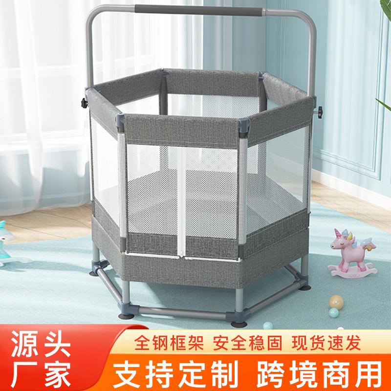 蹦蹦床家用儿童室内带护网防侧翻安全稳固家庭玩具健身娱乐跳跳床
