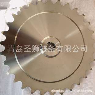 不锈钢输送链轮短节距滚子链轮双节距不锈钢链轮Z型提升机用链轮