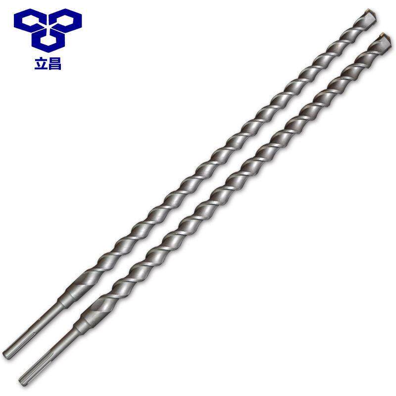 五坑冲击钻头GBH5-38D电锤加长穿墙水泥墙混凝土钻头一米电锤钻头