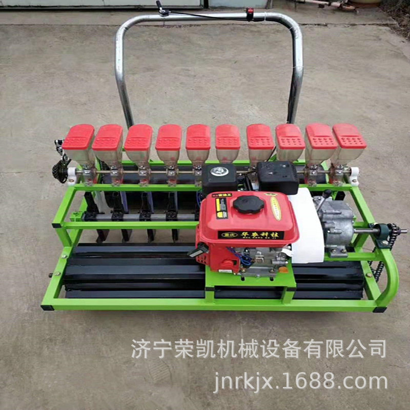 云南厂小颗粒精播机 香菜芹菜播种机自走蔬菜精播种机 10行播种机