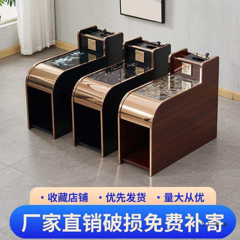足疗茶几柜经济型沐足洗脚按摩足浴沙发边几柜小茶几足浴茶几
