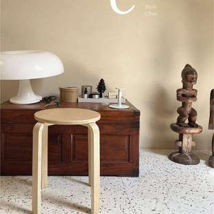 桦木圆凳c32可叠放Artek宜富洛塔吧餐椅北欧曲木阿尔托其他