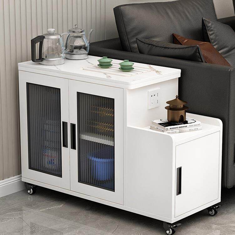 轻奢沙发边几可移动客厅一体收纳缝隙柜小隔断茶吧机多功能茶台桌