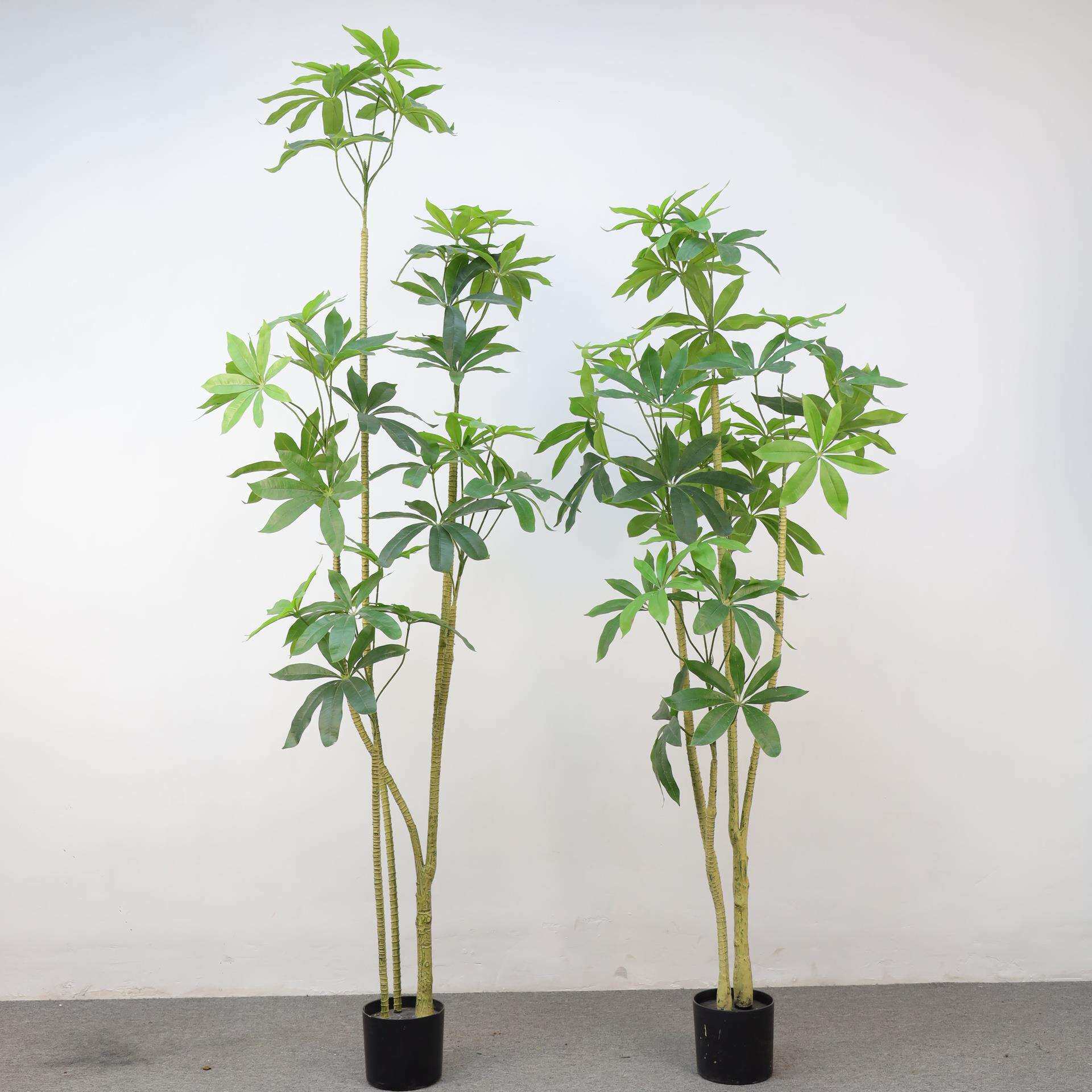 发财树盆景仿真绿植盆栽客厅商场造景仿真树假树落地装饰摆件盆栽