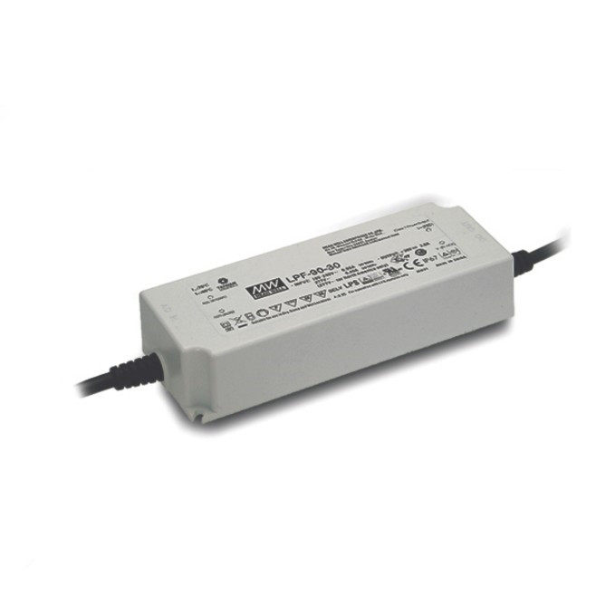 明纬90W恒流恒压电源LPF-90-3690w36v防水电源