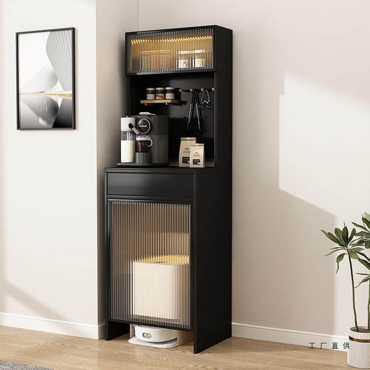 实木扫地机器人收纳柜伴侣置物柜家政柜储物收纳书柜子可移动定