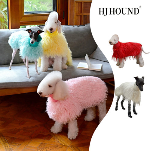 HJHOUND环保滩羊毛冬季斗篷小灵缇贝灵顿惠比特冠毛犬25版型