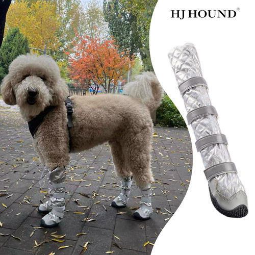 大型犬巨贵阿富汗猎犬防泼水狗鞋