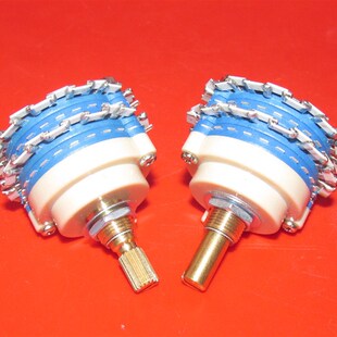 高精度24档50K 100K 250K音量电位器 靓音分压步进式晶片电阻焊接