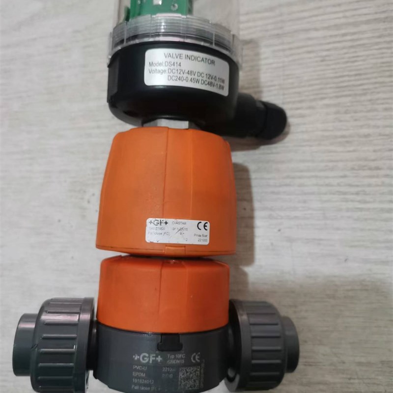 +GF+气动隔膜阀Synap BK10限位开关GF隔膜阀开关信号反馈DS414