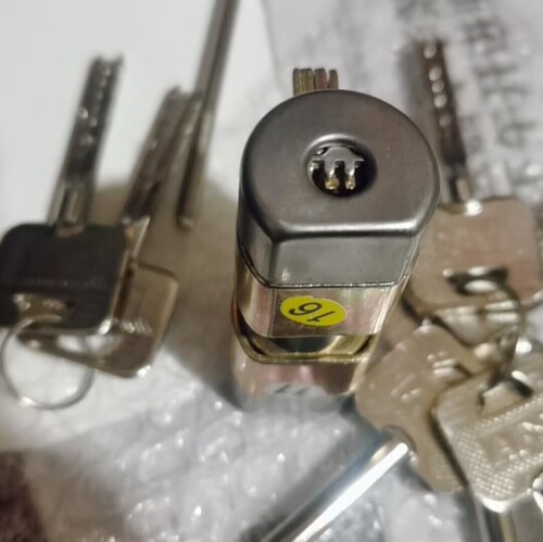 把手锁芯盼外装美心老式家用盼大门大门锁防盗门C级通用型AFS安防