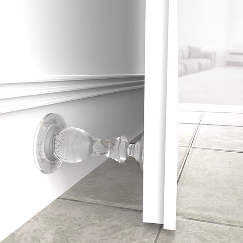 门吸免打孔门阻器硅胶门碰防撞神器防盗门把手卫生间新款门挡器