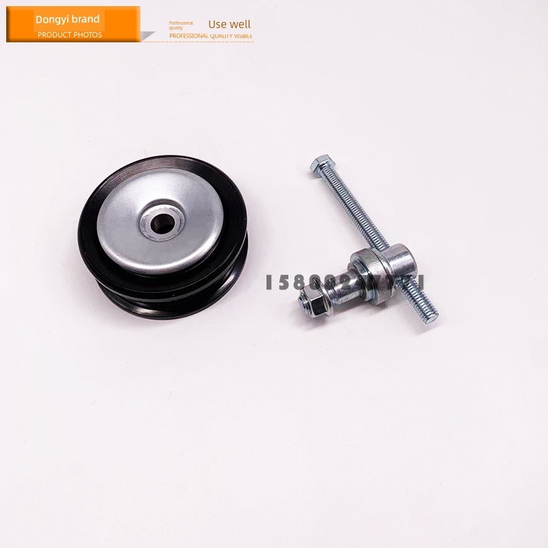 斗山大宇150 225 220 300-5-7空调皮带张紧轮调整轮4Pk挖掘机配件