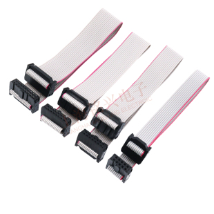 IDC-1.27/2.0/2.54mm间距灰色FC排线 LED屏 JTAG JLINK下载线