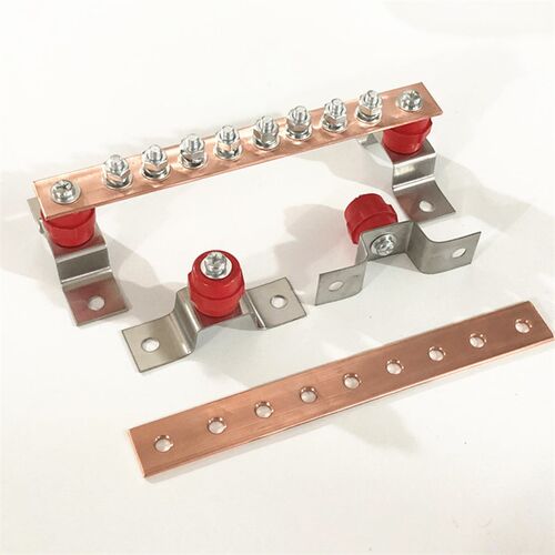 T2铜排汇流铜排 等电位接地铜排 汇流排接线端子机房接地铜排3*30