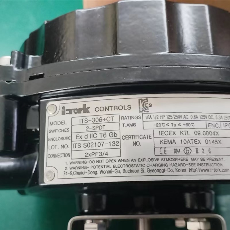 ITS-306+CT-2-SPDT韩国i-tork防爆限位开关阀位变送器ITS-306+CT