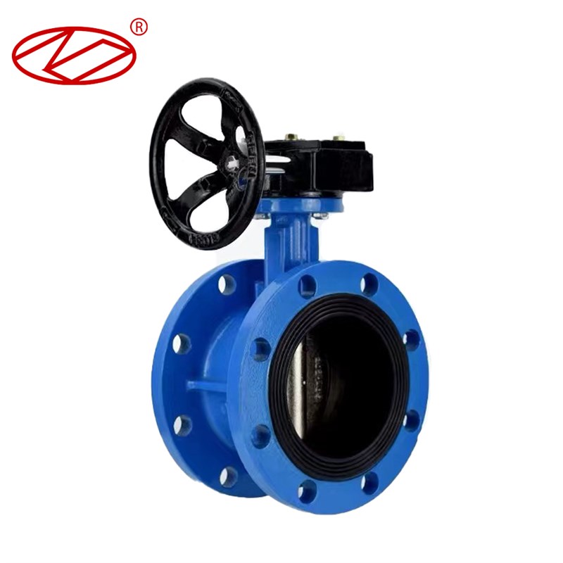 D1X-10/1Q手动涡轮软密封法兰蝶DN100 1  0 00 0