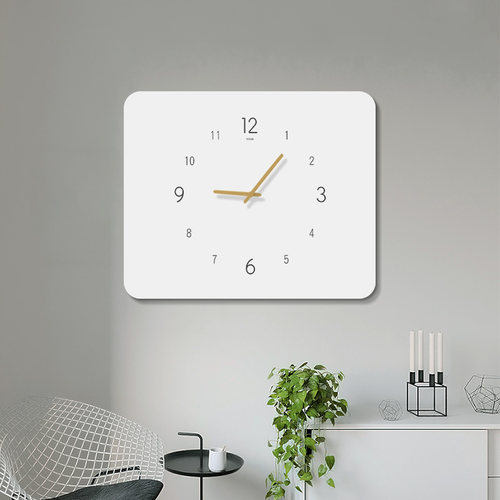 电表箱装饰画22新款带钟表免打孔饭厅配电箱遮挡盒时钟挂画