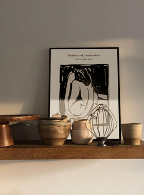 港画port pinting 欧洲复古海报装饰画线条建筑手稿大幅壁画