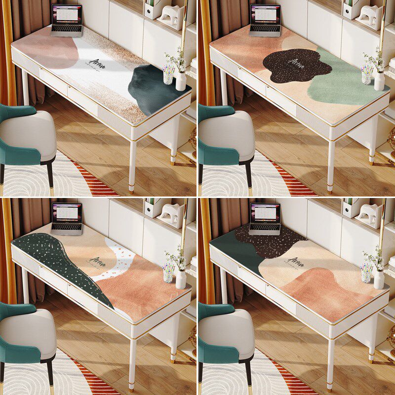 皮革书桌垫子写字台桌垫防水C电脑桌布in风儿童学习桌面保护垫