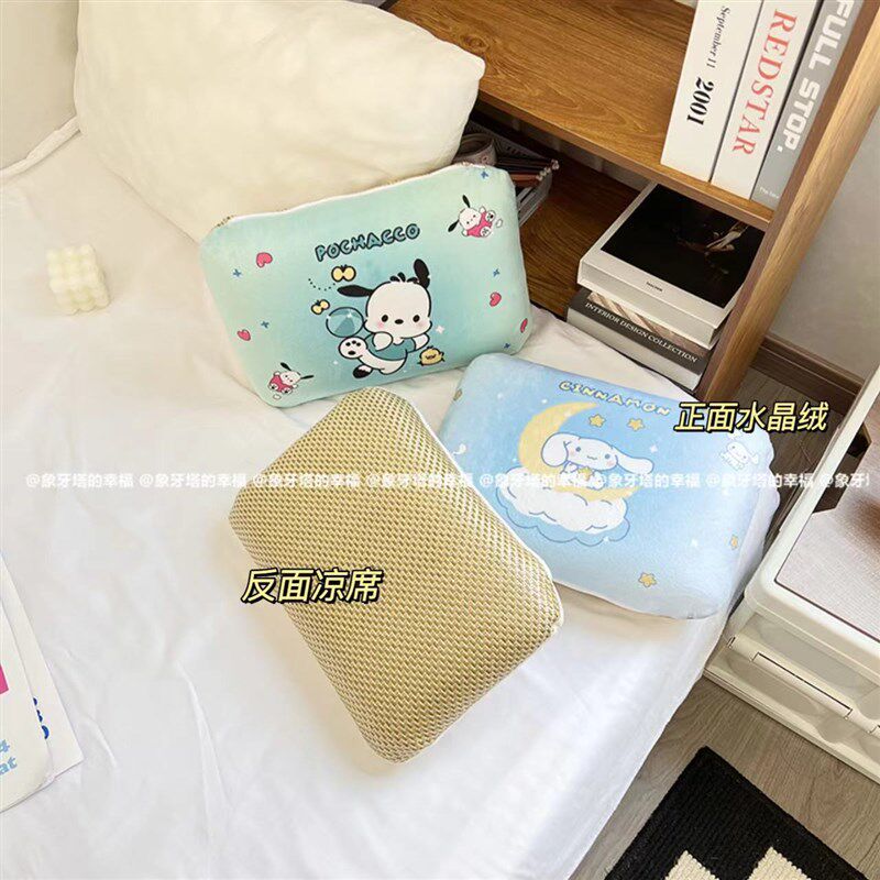 爱卡通印花记忆棉午睡小方枕学生办公午休趴趴枕靠枕拆洗抱枕