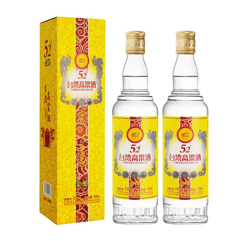 阿嵔山台湾高粱酒52度浓香型白酒整箱六瓶450ml/盒装纯粮食口粮酒