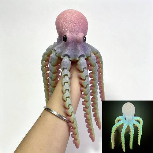 3D打印仿真八爪鱼缸造景摆件章鱼