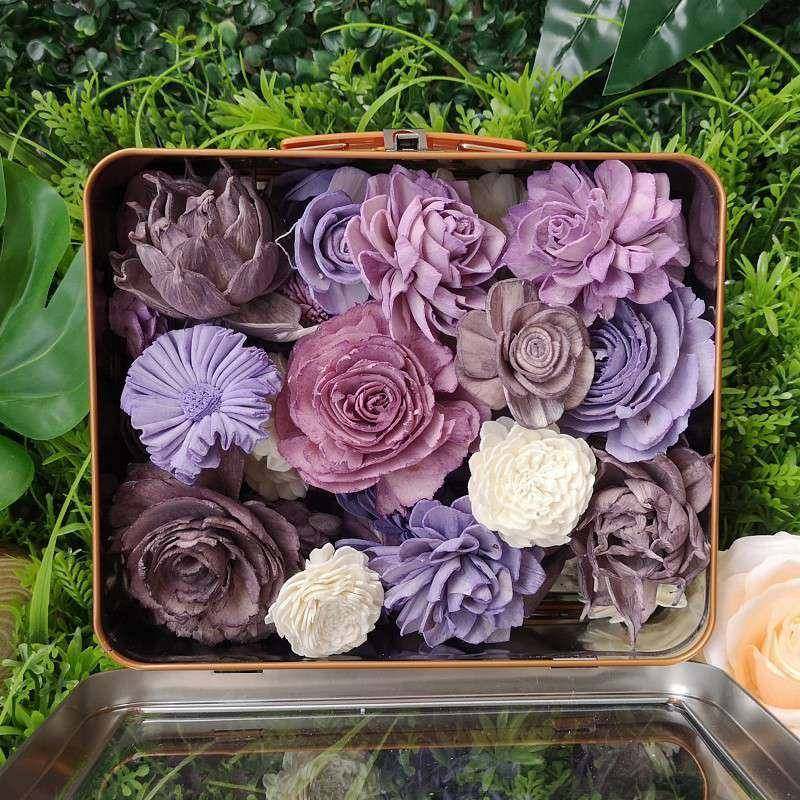 现UPY货|05朵插混干合套装通草花家居软装装饰花可花艺铁丝