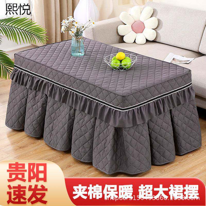 s新款电炉罩套加%厚烤桌子罩套冬天火烤火IDG被火子长方形电炉取