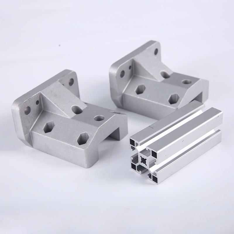 型材底座铝合金S铸5件底座.12.40造.T底座型材底座4040底座光伏储