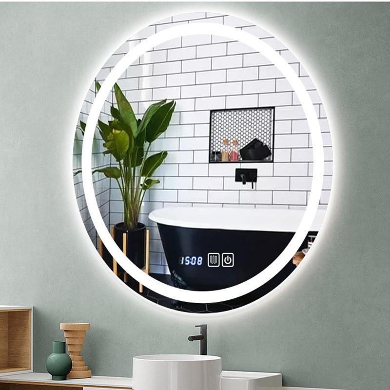 智能镜除挂圆浴AMJL-02室镜ld卫生间化妆镜触壁摸屏感应防雾镜浴e