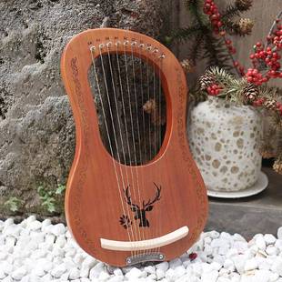 音莱琴lyre竖琴LY-07/LY七弦琴10音小竖琴里尔琴里雅拉琴7希腊小