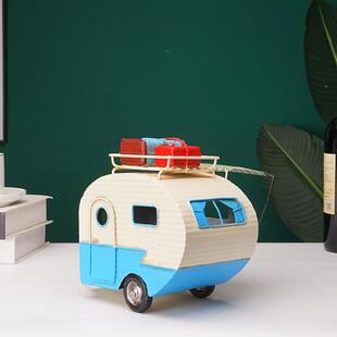 都市男女爱法拖挂房TB665184车型复古摆件情物工业风子柜摆模放的