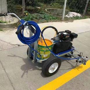 手推式 冷面喷划 线地面划机电路面划线车全自ROW动市政路动手推式