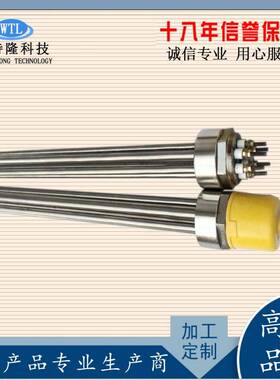 1.5寸角螺纹电加热管DN40工程水箱加0棒22六/380V3/6热/9OIK/12kw