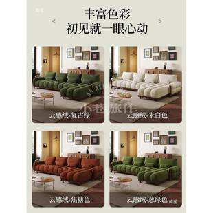 小巷旅作|式复古风钢琴键沙高发实木转客厅LNCJ法型角贵妃脚布艺