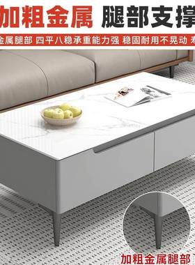 代简约电视柜厅家用茶几现电视20185柜组合小户家型实木落地款客